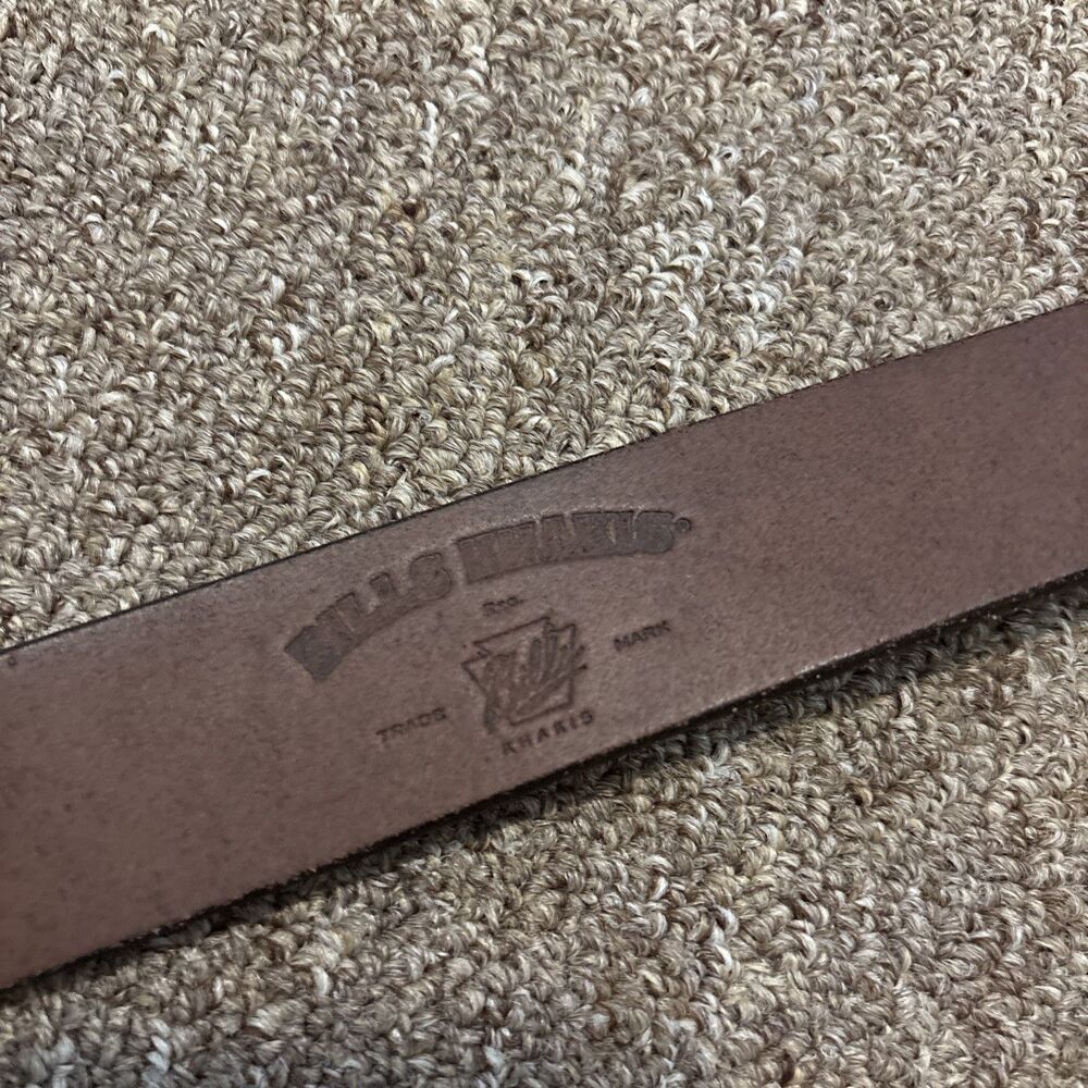 Bill’s Khakis Leather Bridle Belt Unique And Stunning 40 - Picture 2 of 8